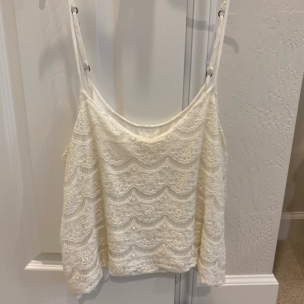 Abercrombie & Fitch Cream Lace Camisole